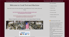 Desktop Screenshot of cooktoolandmachine.com
