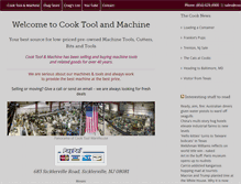 Tablet Screenshot of cooktoolandmachine.com